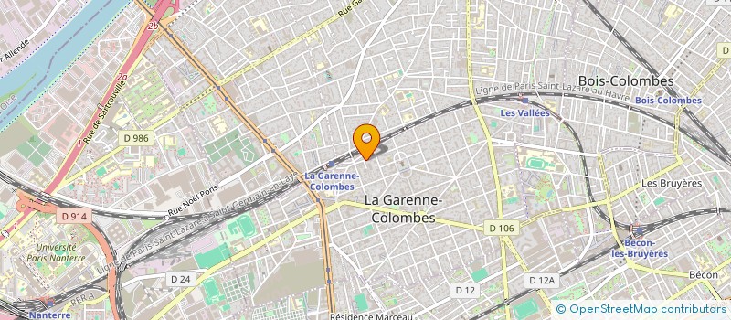 localisation de l'entreprise COPR 79 RUE MEDERIC 92250 LA GARENNE COLOMBES  LA GARENNE-COLOMBES