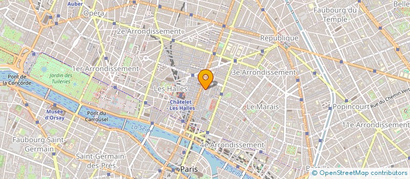 localisation de l'entreprise COPR 79 RUE QUINCAMPOIX 75003 PARIS  PARIS