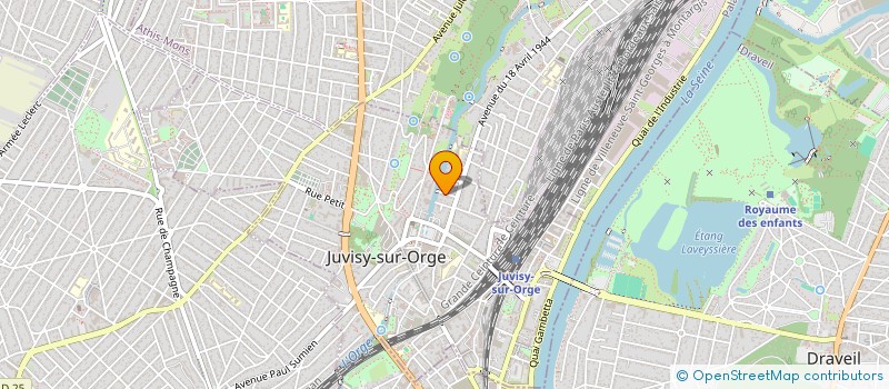 localisation de l'entreprise COPR 7B 9 GRANDE RUE à JUVISY SUR ORGE