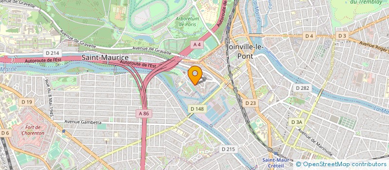 localisation de l'entreprise COPR 8 10 ALLEE DES CANOTIERS 94 SAINT MAURICE à SAINT-MAURICE
