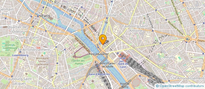 localisation de l'entreprise COPR 8 BD DE LA BASTILLE 75012 PARIS  PARIS