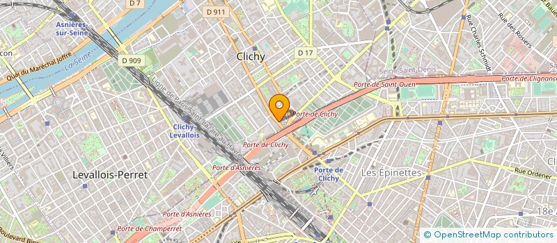 localisation de l'entreprise COPR 8 BD JEAN JAURES 92110 CLICHY à CLICHY