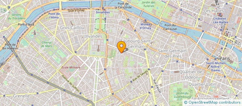 localisation de l'entreprise COPR 8 CITE VANEAU 75007 PARIS  PARIS