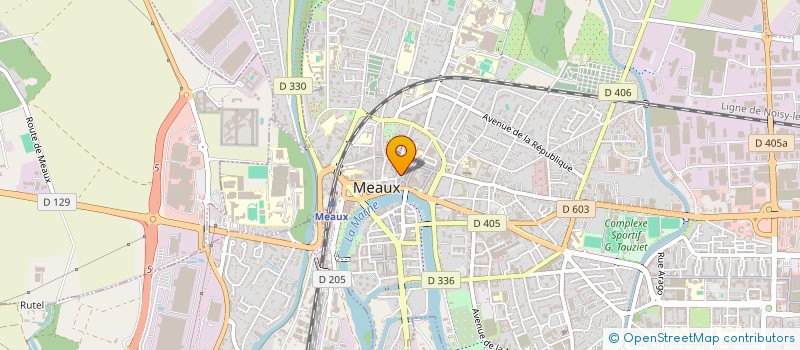 localisation de l'entreprise COPR 8 PETITE RUE SAINT CHRISTOPHE  MEAUX