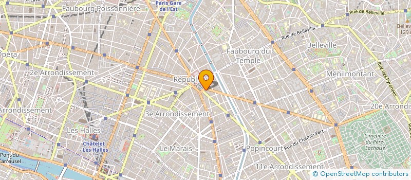 localisation de l'entreprise COPR 8 PL DE LA REPUBLIQUE 75011 PARIS  PARIS