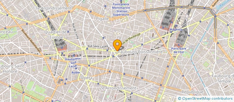 localisation de l'entreprise COPR 8 RUE DE CHATEAUDUN 75009 PARIS  PARIS