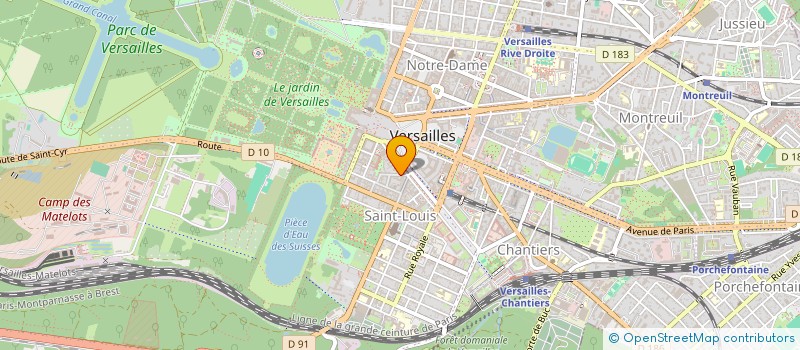 localisation de l'entreprise COPR 8 RUE DE FONTENAY 78000 VERSAILLES à VERSAILLES
