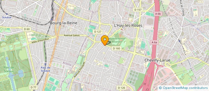 localisation de l'entreprise COPR 8 RUE DE L ORME SEC 94 L HAY LES ROSES à L'HAY-LES-ROSES