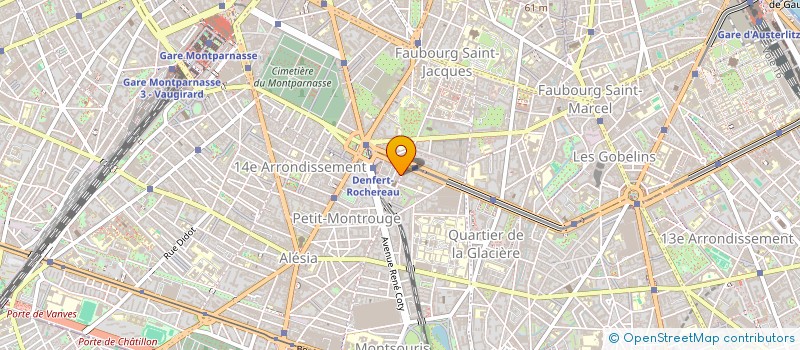 localisation de l'entreprise COPR 8 RUE DE LA TOMBE ISSOIRE 75014 PARIS  PARIS