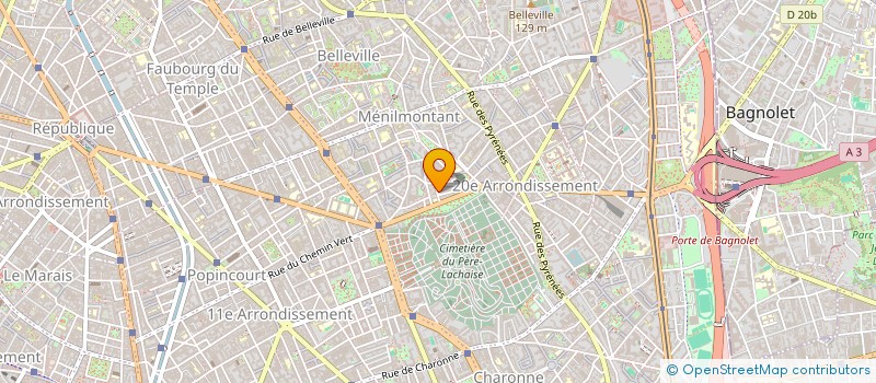 localisation de l'entreprise COPR 8 RUE DESIREE 75020 PARIS  PARIS