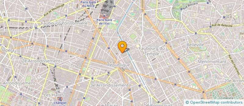 localisation de l'entreprise COPR 8 RUE DIEU 75010 PARIS  PARIS