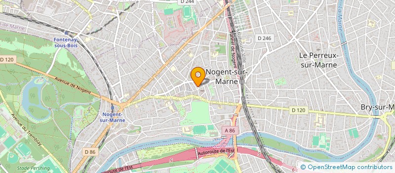 localisation de l'entreprise COPR 8 RUE DU CURE CARREAU 94130 NOGENT SUR MARNE à NOGENT-SUR-MARNE