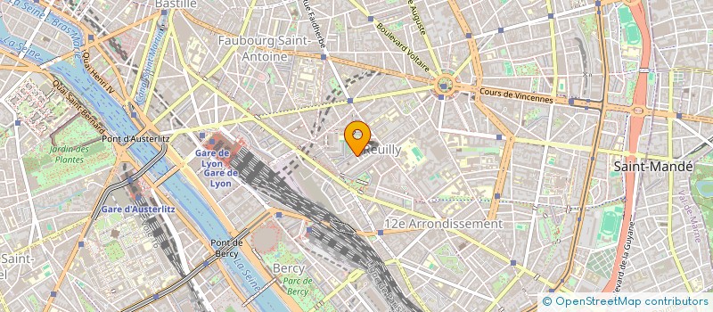 localisation de l'entreprise COPR 8 RUE EBELMEN 75012 PARIS  PARIS