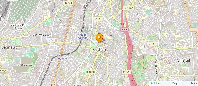 localisation de l'entreprise COPR 8 RUE RASPAIL 94230 CACHAN à CACHAN