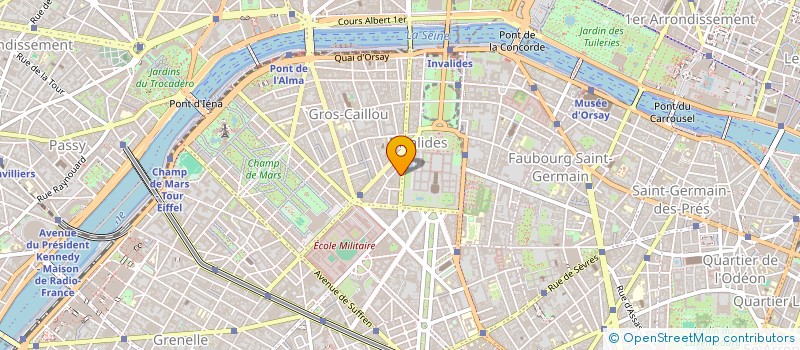 localisation de l'entreprise COPR 80-82 BD DE LA TOUR MAUBOURG 75007 PARIS  PARIS