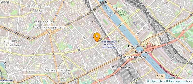 localisation de l'entreprise COPR 80 RUE DU DESSOUS DES BERGES 75013 PARIS  PARIS