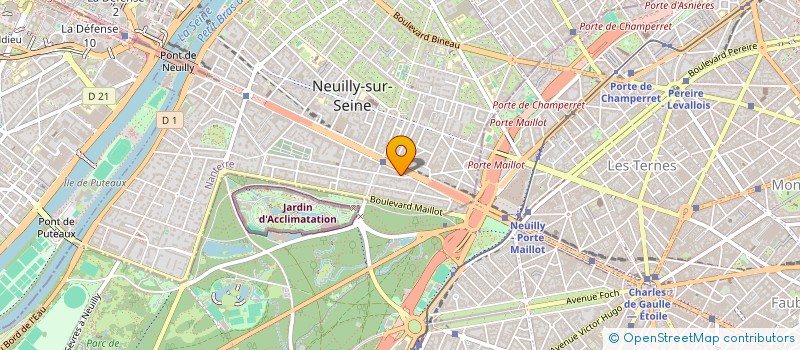 localisation de l'entreprise COPR 81 AV CHARLES DE GAULLE 92200 NEUILLY SUR SEINE à NEUILLY-SUR-SEINE