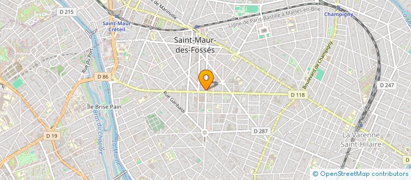 localisation de l'entreprise COPR 82 AV CARNOT 94 ST MAUR DES FOSSES à SAINT-MAUR-DES-FOSSES