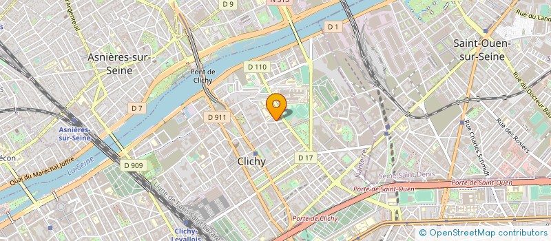 localisation de l'entreprise COPR 82 RUE D'ALSACE 92110 CLICHY à CLICHY