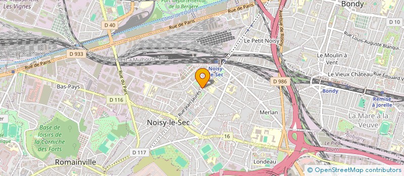 localisation de l'entreprise COPR 82 RUE JEAN JAURES 93130 NOISY LE SEC à NOISY-LE-SEC