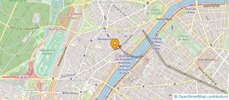 localisation de l'entreprise COPR 82 RUE RAYNOUARD 75016 PARIS  PARIS