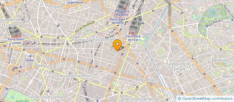 localisation de l'entreprise COPR 83 RUE DU FAUBOURG SAINT DENIS 75010 PARIS  PARIS