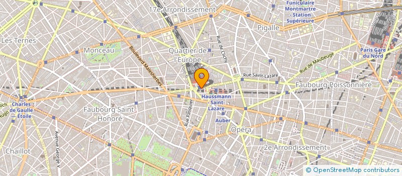 localisation de l'entreprise COPR 84 RUE SAINT LAZARE  PARIS