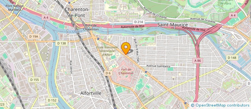 localisation de l'entreprise COPR 85 89 AV DU GENERAL LECLERC 94 MAISONS ALFORT  MAISONS-ALFORT