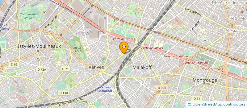 localisation de l'entreprise COPR 85 RUE JEAN BLEUZEN 92170 VANVES  VANVES