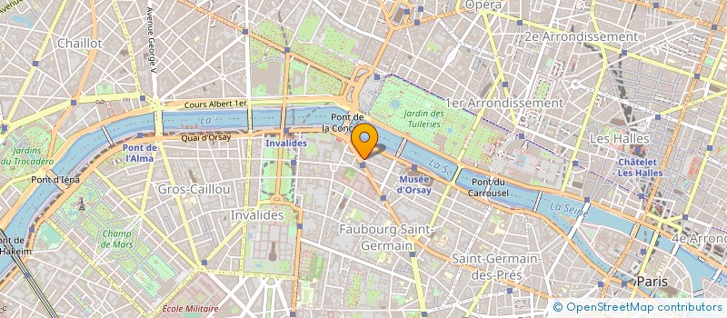 localisation de l'entreprise COPR 86 RUE DE LILLE  PARIS