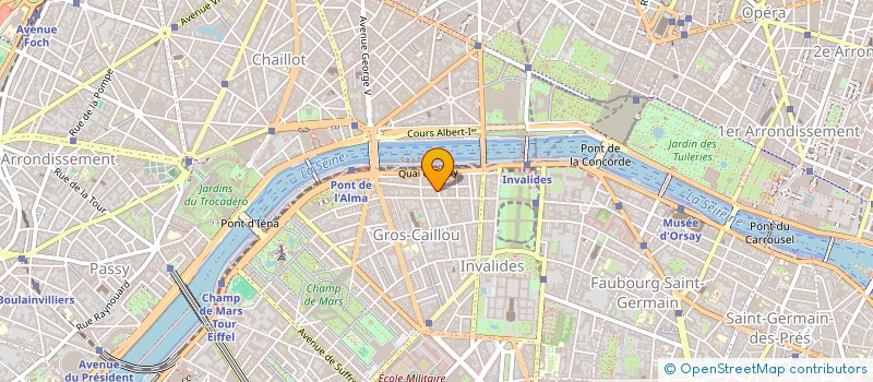 localisation de l'entreprise COPR 8B RUE JEAN NICOT 75007 PARIS  PARIS