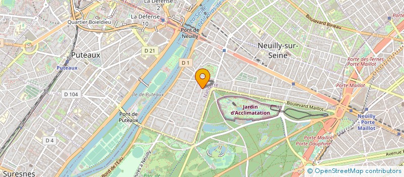 localisation de l'entreprise COPR 8B RUE SAINT JAMES à NEUILLY-SUR-SEINE