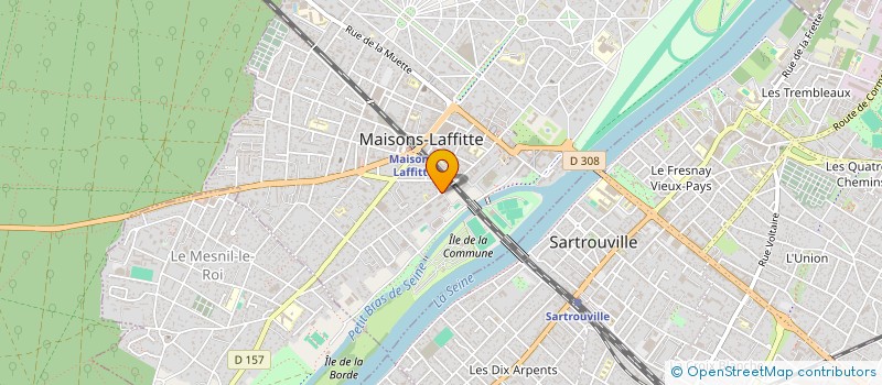 localisation de l'entreprise COPR 9 A 17 RUE DES COTES 78600 MAISONS LAFFITTE  MAISONS-LAFFITTE