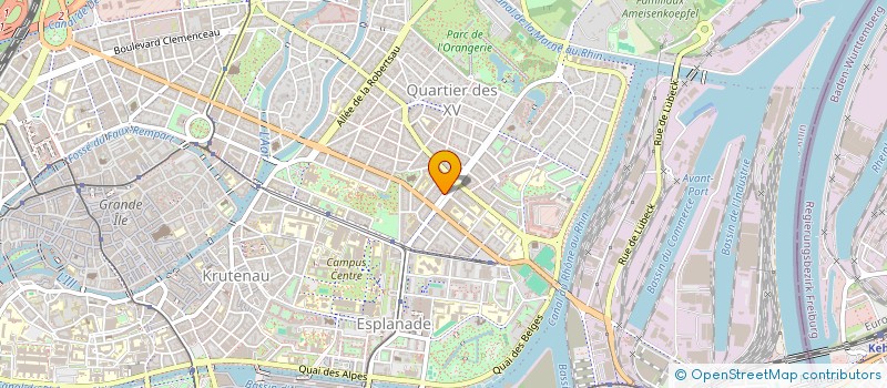 localisation de l'entreprise COPR 9 BD DE LA MARNE à STRASBOURG