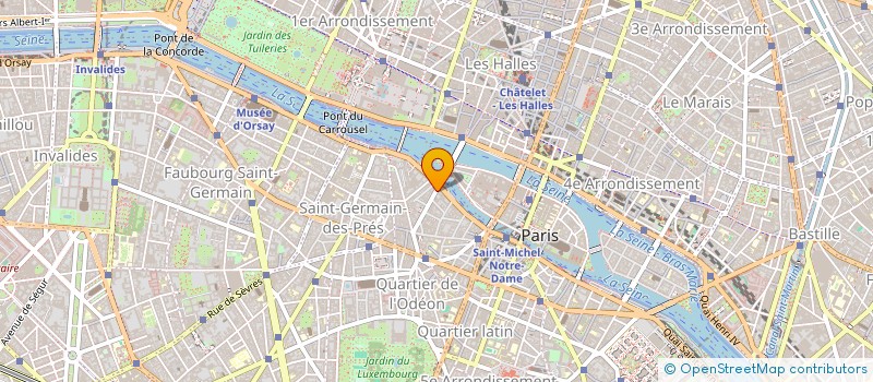 localisation de l'entreprise COPR 9 R DAUPHINE75006 PARIS  PARIS