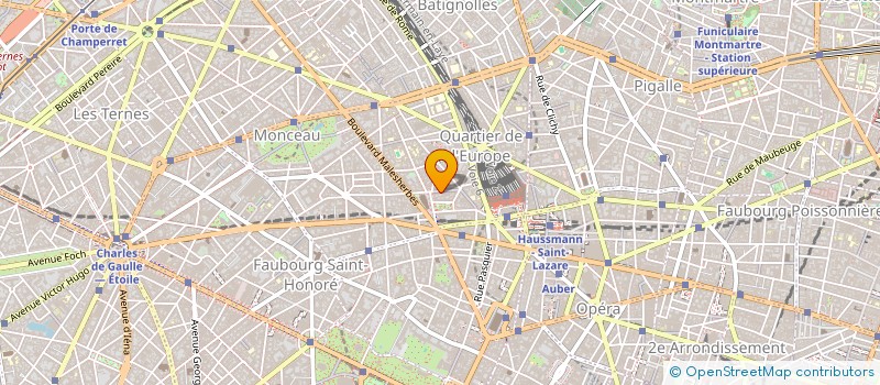 localisation de l'entreprise COPR 9 R DE LA BIENFAISANCE 75008 PARIS  PARIS