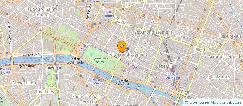 localisation de l'entreprise COPR 9 R DES PYRAMIDES 75001 PARIS  PARIS