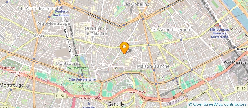 localisation de l'entreprise COPR 9 RUE BELLIER DEDOUVRE 75013 PARIS  PARIS