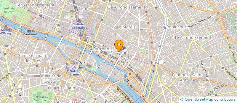 localisation de l'entreprise COPR 9 RUE DE RIVOLI 75004 PARIS  PARIS