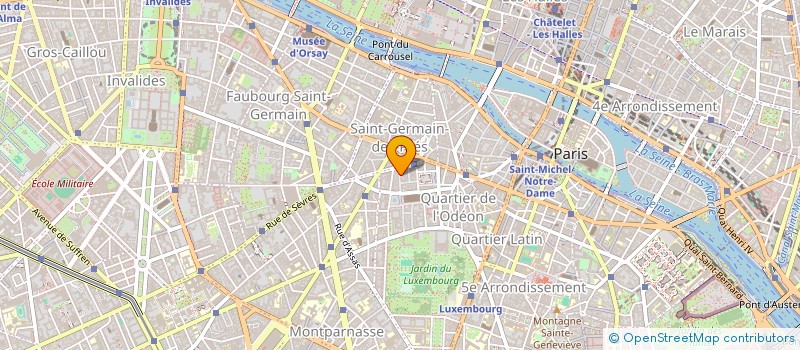 localisation de l'entreprise COPR 9 RUE DES CANETTES 75006 PARIS  PARIS