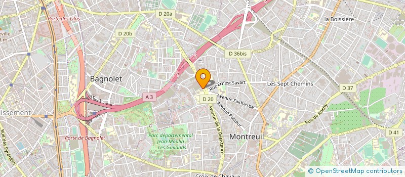 localisation de l'entreprise COPR 9 RUE DU GENERAL GALLIENI 93100 MONTREUIL à MONTREUIL