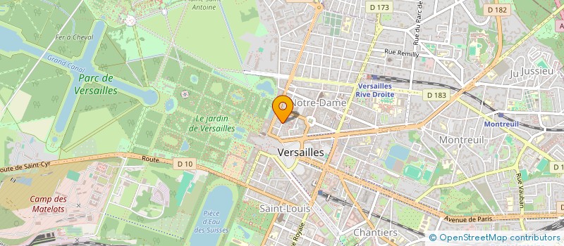 localisation de l'entreprise COPR 9 RUE DU PEINTRE LEBRUN 78000 VERSAILLES à VERSAILLES