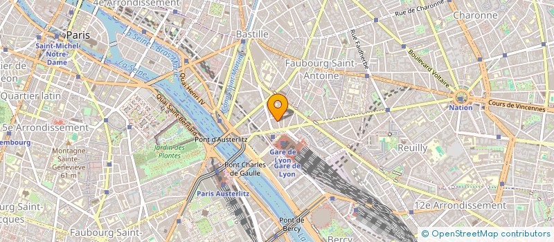 localisation de l'entreprise COPR 9 RUE EMILE GILBERT PARIS 75012  PARIS