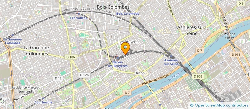 localisation de l'entreprise COPR 9 RUE MADIRAA 92400 COURBEVOIE à COURBEVOIE