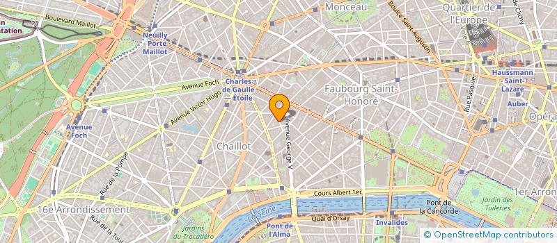 localisation de l'entreprise COPR 9 RUE MAGELLAN 75008 PARIS  PARIS