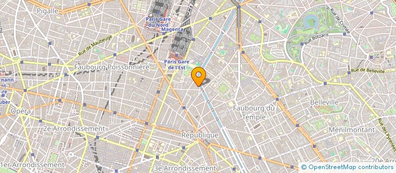 localisation de l'entreprise COPR 91 QUAI DE VALMY 75010 PARIS  PARIS