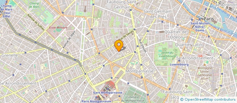 localisation de l'entreprise COPR 91 RUE CHERCHE MIDI 75006 PARIS  PARIS
