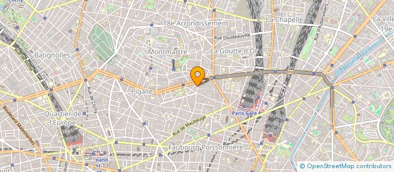 localisation de l'entreprise COPR 91 RUE ROCHECHOUART 75009 PARIS  PARIS