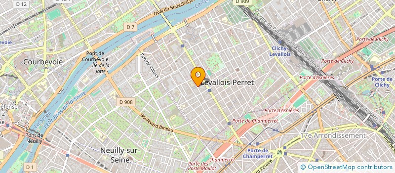 localisation de l'entreprise COPR 92 RUE MARIUS AUFAN 92300 LEVALLOIS PERRET à LEVALLOIS-PERRET