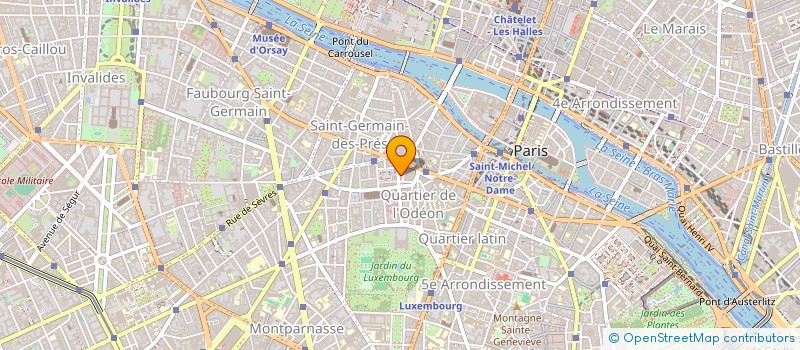 localisation de l'entreprise COPR 93 RUE DE SEINE 75 PARIS  PARIS